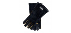 Leren anti-hitte ovenhandschoenen 2 st