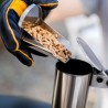 Zie dia Leren anti-hitte ovenhandschoenen 2 st