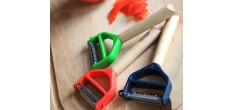 Eplucheur T Duo 1 Pièce Rouge, Vert ou Bleu