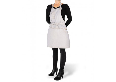 5 Pocket Aprons Keukenschort Organisch Katoen Goldfish White