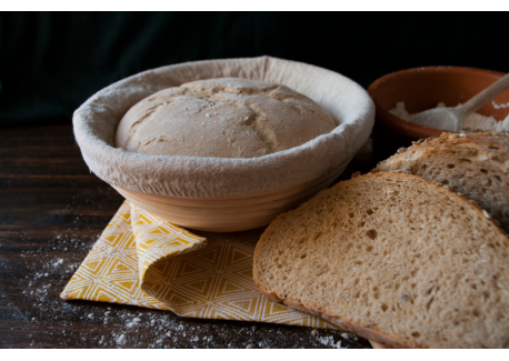 Panier à Lever Rond Rotin et Lin 24 cm