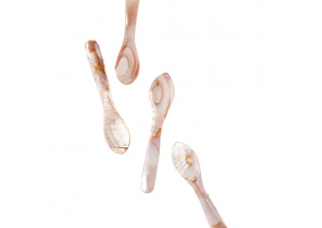 Cuillères en Nacre pour Caviar 4 pcs