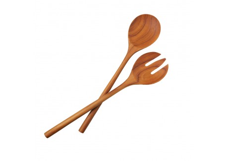 Design Teakhouten Saladebestek XL 40 cm