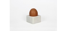 Coquetier pour Oeuf à la Coque Marbre Blanc