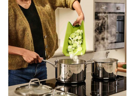 Chop 2 Pot Plus Snijplank Large Groen