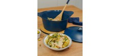 Incroyable Cocotte Anti-Adhésive 28 cm Bleu Myrtille 7 l