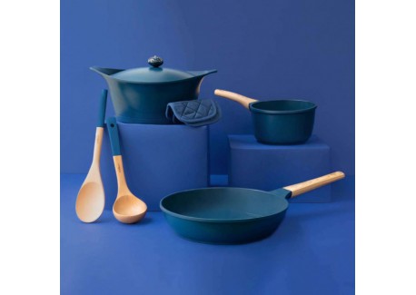 Incroyable Antikleef Braadpan 28 cm Blauwe Bosbes 7 l