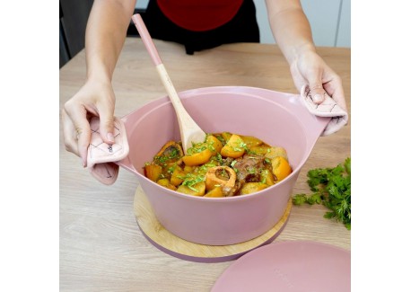 Incroyable Antikleef Braadpan 28 cm Roze Guimauve 7 l