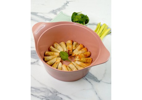 Incroyable Cocotte Anti-Adhésive 28 cm Rose Guimauve 7 l