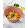 Zie dia Incroyable Antikleef Braadpan 28 cm Roze Guimauve 7 l