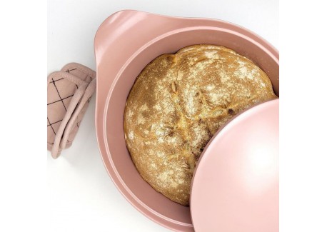 Incroyable Cocotte Anti-Adhésive 28 cm Rose Guimauve 7 l