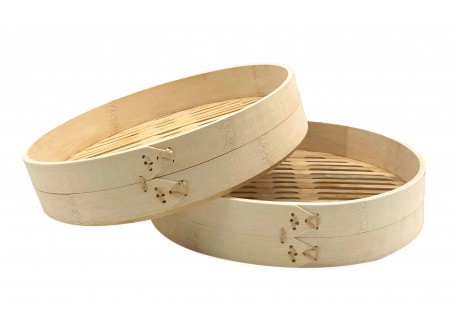 Panier Vapeur Bambou de l'Incroyable Cocotte 28 cm