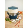 Zie dia Bamboe Stoommand van de Incroyable Cocotte 28 cm