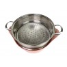 Zie dia RVS Stoompan/Couscouskoker Incroyable Cocotte 28 cm