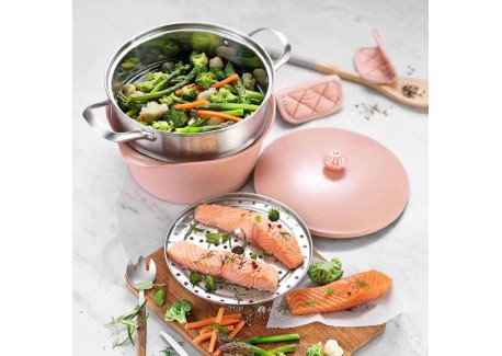 RVS Stoompan/Couscouskoker Incroyable Cocotte 28 cm