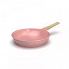 Zie dia Incroyable Koekenpan met Antiaanbaklaag 28 cm Roze Guimauve