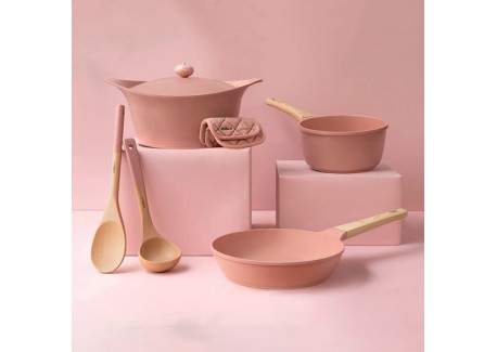 Incroyable Poêle Anti-Adhésive 28 cm  Rose Guimauve