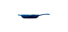 Poêle en Fonte Skillet Rond 26 cm Bleu Azur