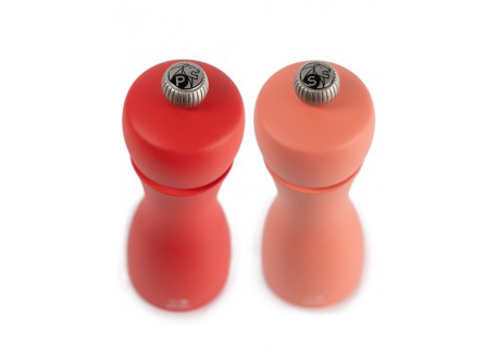 Tahiti Duo Moulins à Poivre et à Sel 15 cm Feu (tons orangés) 