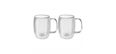 Sorrento Dubbelwandige Koffiebeker met Handvat 130 ml 2 dlg