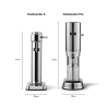 Zie dia Carbonator Pro Bruiswatermachine Glanzend chroom