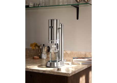 Carbonator Pro Bruiswatermachine Glanzend chroom