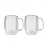 Voir la slide Sorrento Tasses à Cappuccino  Double Paroi avec Poignée 350 ml 2 pcs