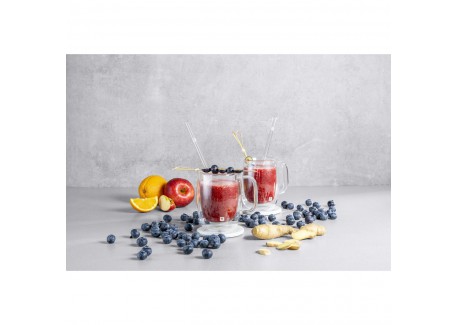 Sorrento Dubbelwandige Cappuccino Tassen met Handvat 350 ml 2 dlg