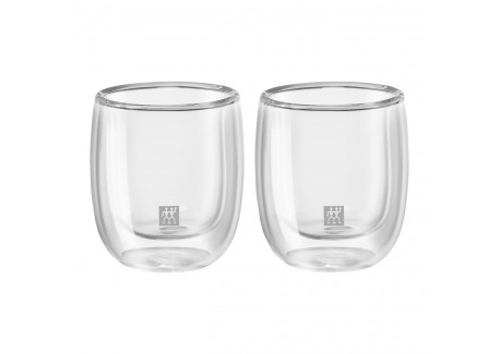 Sorrento Dubbelwandige Espresso Glazen 80 ml 2 dlg