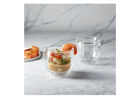Sorrento Dubbelwandige Thee Glazen 240 ml 2 dlg