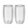 Zie dia Sorrento Dubbelwandige Latte Macchiato Glazen 350 ml 2 dlg
