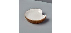 Lepelhouder Mangohout en Wit Hars