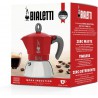 Zie dia Moka Inductie Koffiekan 6 Kops Rood