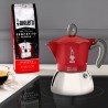 Zie dia Moka Inductie Koffiekan 6 Kops Rood