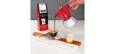 Moka Induction Cafetière 6 Tasses Rouge