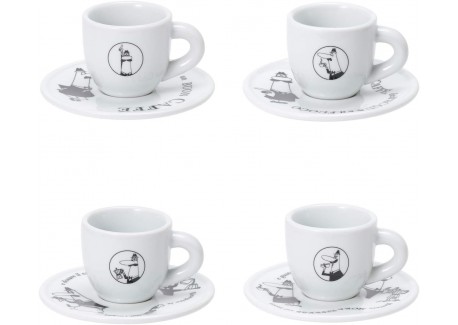 Set 4 Tasses à Espresso Carosello