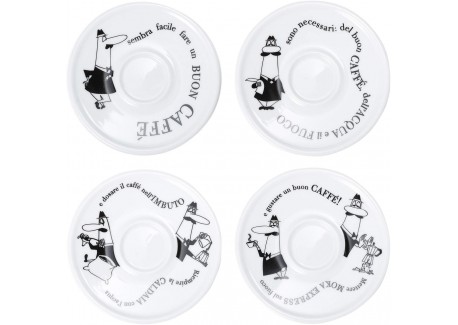 Set van 4 Espressokopjes Carosello