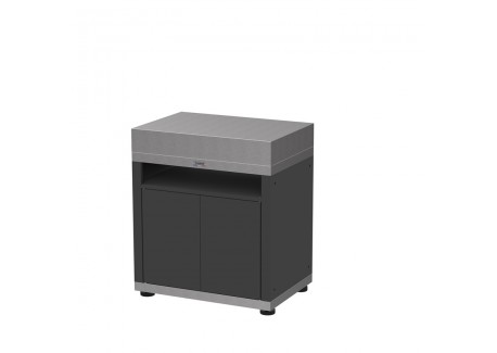 Outdoor keuken Meubel 3 modulaire Elementen RVS en Zwart