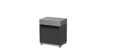 Outdoor keuken Meubel 3 modulaire Elementen RVS en Zwart