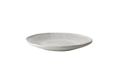 Organic Assiette Plate Blanc 21,5 cm