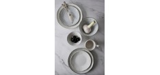 Organic Assiette Plate Blanc 21,5 cm