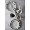 Zie dia Organic Assiette Plate Blanc 21,5 cm