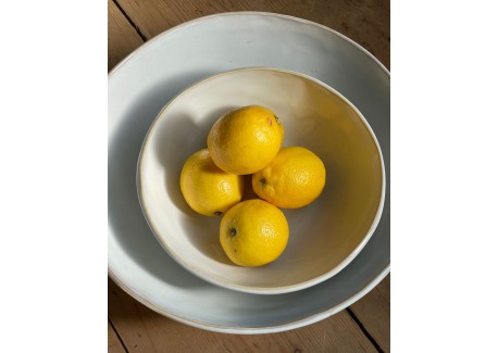 Organic Diep Bord Witte 23,5 cm