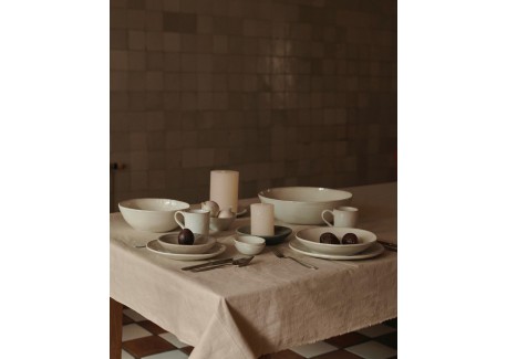 Organic Assiette Creuse Blanc 23,5 cm