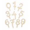 Voir la slide Cake Topper Chiffres 0-9 Bois