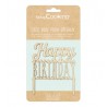 Zie dia Cake Topper Houten "Happy Birthday"