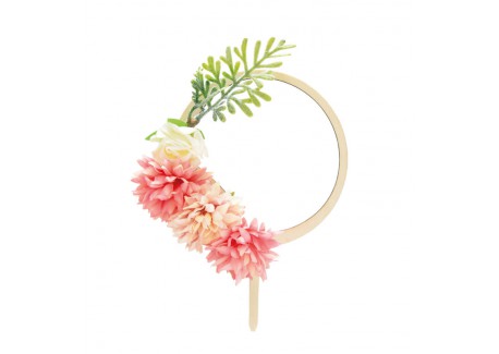 Cake Topper Bloemen