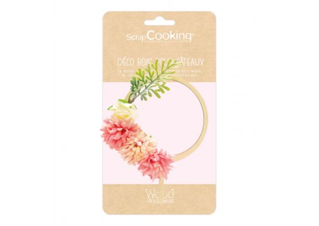 Cake Topper Bloemen