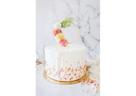 Cake Topper Bloemen