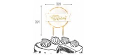 Cake Topper LED "Happy Birthday"